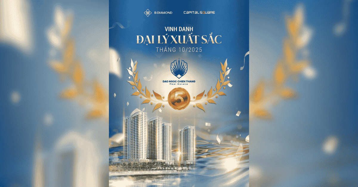 Vinh Danh Đại Lý Xuất Sắc Tháng 10/2025 - Đảo Ngọc Chiến Thắng Real Estate